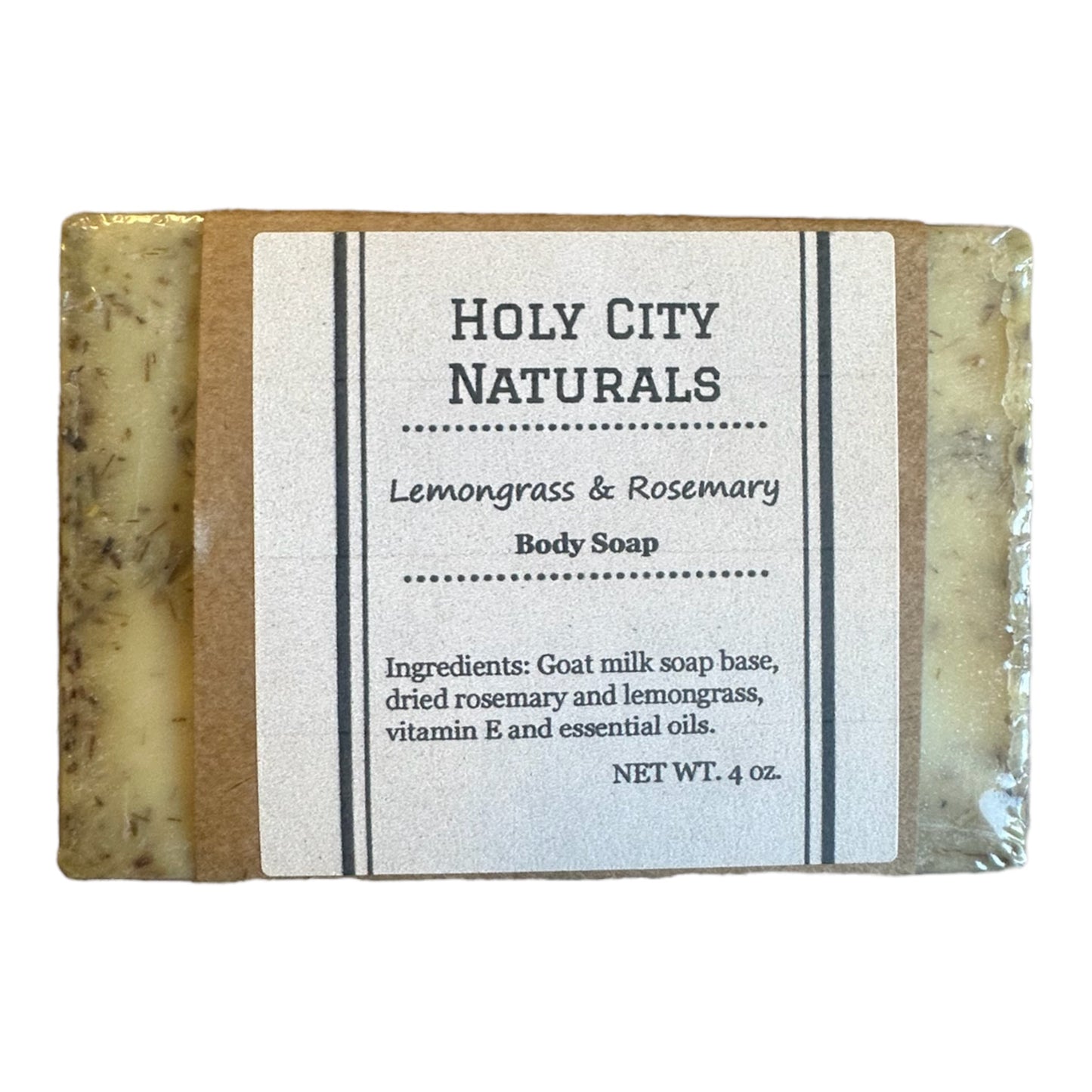 Lemongrass & Rosemary Goat Milk Soap