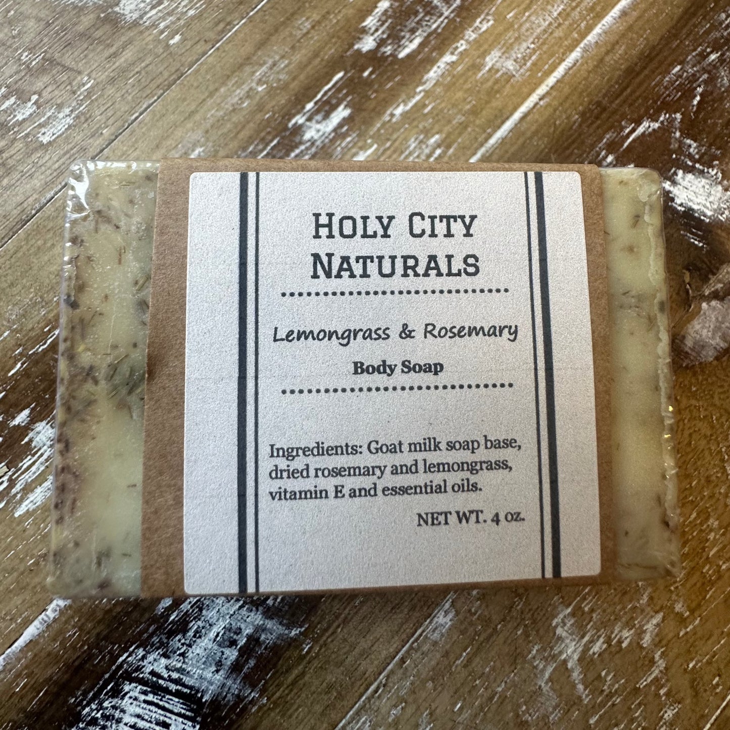 Lemongrass & Rosemary Goat Milk Soap